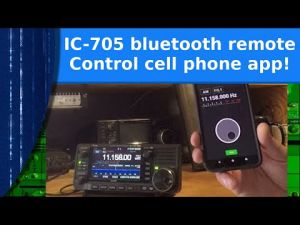 Icom 705 Remote Control With A Cell Phone App