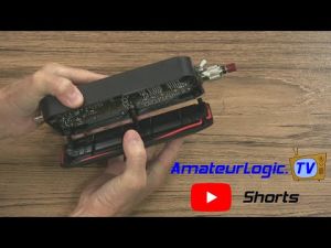 Unboxing the Icom AH-705 Compact Auto Tuner, one screw at a time. - AmateurLogic Shorts 