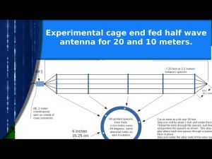 An End Fed Half Wave Cage Antenna; How Much Bandwidth Does It Provide?