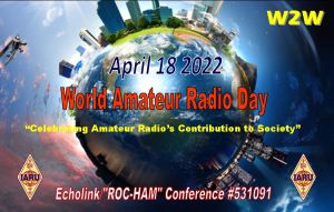World Amateur Radio Day 2022  - W2W VOIP Special Event