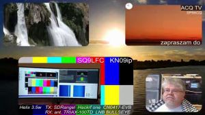 QO-100 First DATV transmission in Polish language