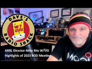 Mike Ritz W7VO ARRL NW Division Director: BOD Updates 2023 & N2RJ Commentary