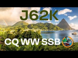 Inside the St Lucia J62K CQ Worldwide SSB Team
