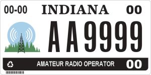 Indiana Amateur Radio Plate Redesign