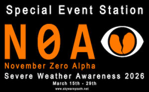 Skywarn Youth Severe Weather Awareness Special Event March 15-29